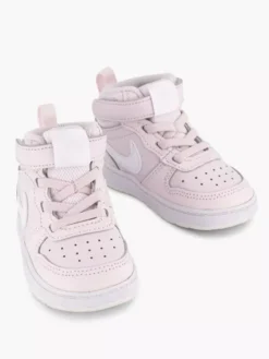 Nike Roze Court Borough Mid -Beroemde Schoenen Winkel 2165406 H5
