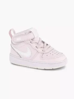 Nike Roze Court Borough Mid -Beroemde Schoenen Winkel 2165406 H6