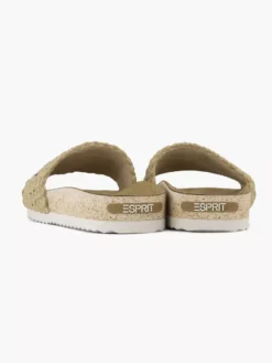 ESPRIT Beige Slipper Gevlochten -Beroemde Schoenen Winkel 2165964 H4