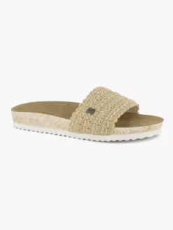 ESPRIT Beige Slipper Gevlochten -Beroemde Schoenen Winkel 2165964 H6