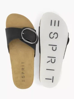 ESPRIT Zwarte Slipper Siergesp -Beroemde Schoenen Winkel 2166630 H3
