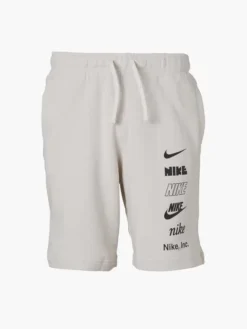 Nike Beige M NK CLUB+ FT SHORT MLOGO