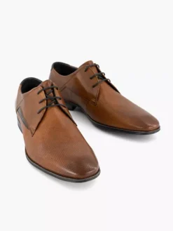 Bugatti Cognac Leren Veterschoen -Beroemde Schoenen Winkel 2168956 H5