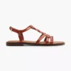 Bruine Sandalen Gevlochten