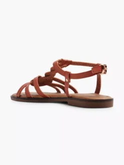 Bruine Sandalen Gevlochten -Beroemde Schoenen Winkel 2169367 H3