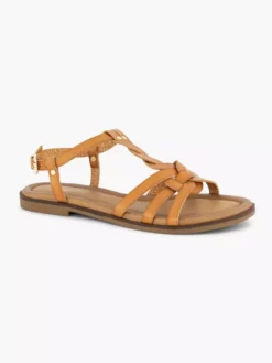 Bruine Sandalen Gevlochten -Beroemde Schoenen Winkel 2169367 H6