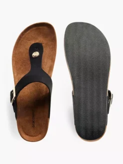 Zwarte Teenslipper -Beroemde Schoenen Winkel 2169373 H3