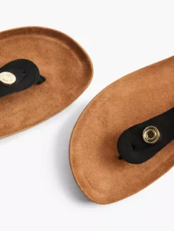 Zwarte Teenslipper -Beroemde Schoenen Winkel 2169373 H5