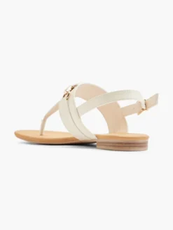 Beige Sandaal Sierketting -Beroemde Schoenen Winkel 2169393 H3