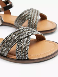 Zilveren Sandaal -Beroemde Schoenen Winkel 2170157 H5