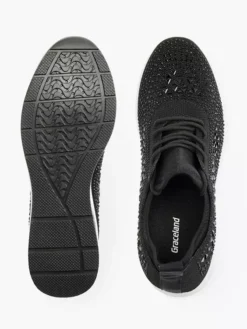 Zwarte Sneaker Steentjes -Beroemde Schoenen Winkel 2170830 H3