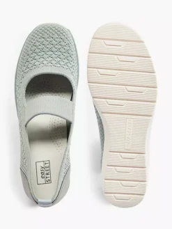 Easy Street Grijze Instapper Sleehak 8 Easy Street Grijze Instapper Sleehak -Beroemde Schoenen Winkel 2171558 H3