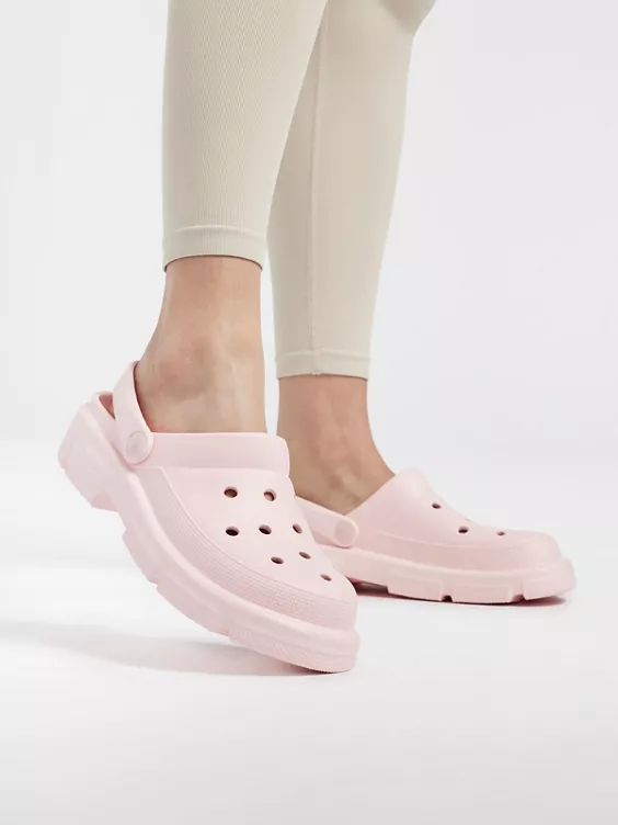 Lichtroze Chunky Clog 5 Lichtroze Chunky Clog - Afbeelding 5