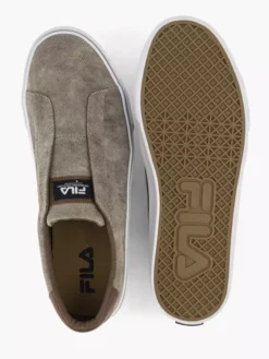 Fila Licht Beige Canvas Instapper -Beroemde Schoenen Winkel 2172963 H3