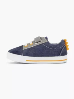 Blauwe Canvas Sneaker Krokodil -Beroemde Schoenen Winkel 2173022 H2