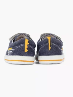 Blauwe Canvas Sneaker Krokodil -Beroemde Schoenen Winkel 2173022 H4