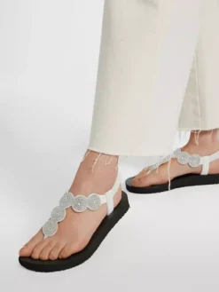 Skechers Witte Sandaal Steentjes 9 Skechers Witte Sandaal Steentjes -Beroemde Schoenen Winkel 2173469 H10