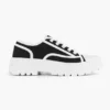 Zwarte Canvas Chunky Sneaker