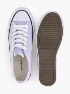 Lila Canvas Sneaker -Beroemde Schoenen Winkel 2174243 H3