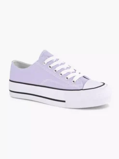 Lila Canvas Sneaker -Beroemde Schoenen Winkel 2174243 H6