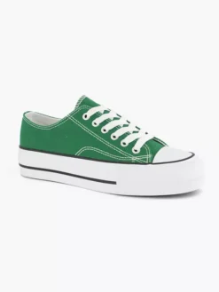 Groene Canvas Sneaker -Beroemde Schoenen Winkel 2174249 H6