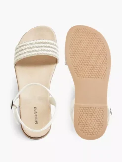 Witte Sandaal -Beroemde Schoenen Winkel 2176780 H3