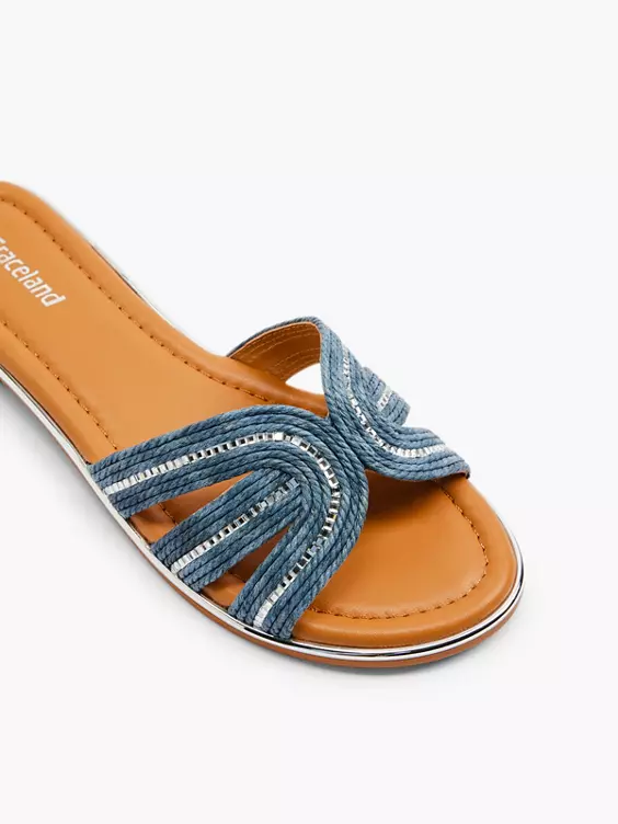 Donkerblauwe Slipper Kralen 2 Donkerblauwe Slipper Kralen - Afbeelding 2