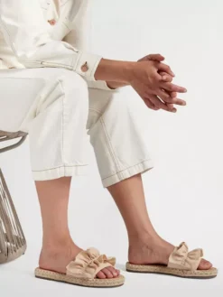 Lichtoranje Slipper Roesjes -Beroemde Schoenen Winkel 2176861 H10