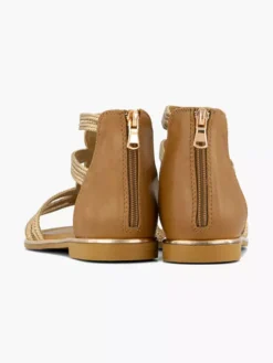 Bruine Sandaal Steentjes -Beroemde Schoenen Winkel 2178939 H4