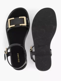 Zwarte Sandaal Siergesp 8 Zwarte Sandaal Siergesp -Beroemde Schoenen Winkel 2179504 H3