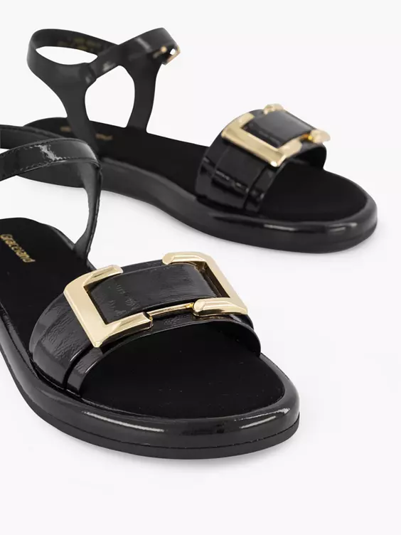 Zwarte Sandaal Siergesp 5 Zwarte Sandaal Siergesp - Afbeelding 5