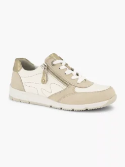 Beige Nubuck Sneaker -Beroemde Schoenen Winkel 2179594 H6