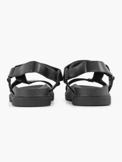 Zwarte Chunky Sandaal -Beroemde Schoenen Winkel 2180581 H4
