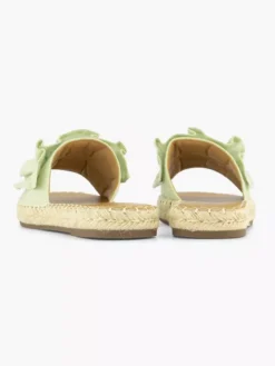 Lichtgroene Slipper Roesjes -Beroemde Schoenen Winkel 2180775 H4
