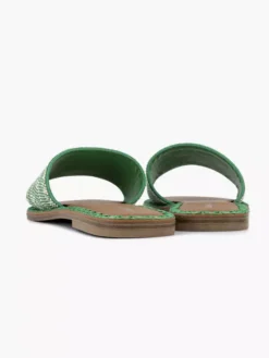 Groene Slipper Studs -Beroemde Schoenen Winkel 2180778 H4