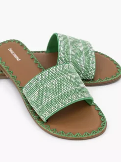 Groene Slipper Studs -Beroemde Schoenen Winkel 2180778 H5