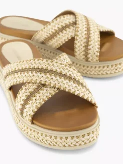 Beige Platform Sneaker -Beroemde Schoenen Winkel 2180807 H3