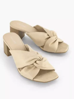 Beige Muiltje Knoop -Beroemde Schoenen Winkel 2180819 H5