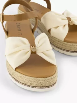 ESPRIT Beige Sandaal Touw -Beroemde Schoenen Winkel 2180842 H3
