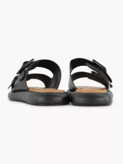 Zwarte Slipper Gespen -Beroemde Schoenen Winkel 2180866 H4