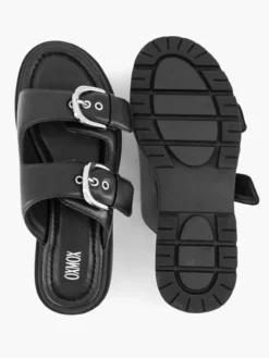 Zwarte Chunky Slipper -Beroemde Schoenen Winkel 2180891 H3