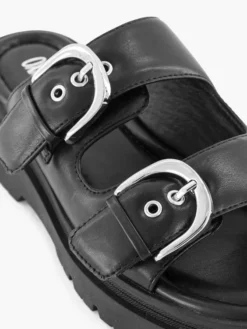 Zwarte Chunky Slipper -Beroemde Schoenen Winkel 2180891 H5