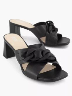 Zwart Muiltje Sierketting -Beroemde Schoenen Winkel 2180912 H5