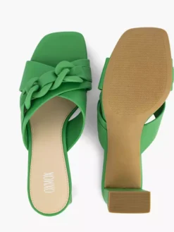 Groen Muiltje Sierketting -Beroemde Schoenen Winkel 2180921 H3