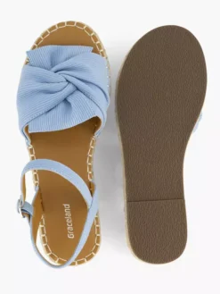 Lichtblauwe Sandaal Knoop -Beroemde Schoenen Winkel 2181415 H3