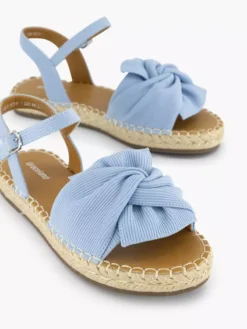 Lichtblauwe Sandaal Knoop -Beroemde Schoenen Winkel 2181415 H5