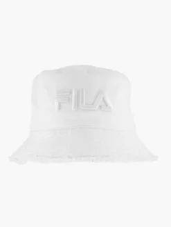 Witte Fila Bucket Hat Mit