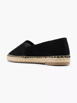 Zwarte Espadrille Touw -Beroemde Schoenen Winkel 2181467 H3