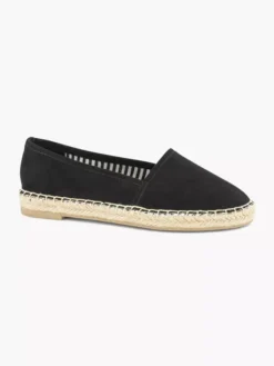 Zwarte Espadrille Touw -Beroemde Schoenen Winkel 2181467 H6