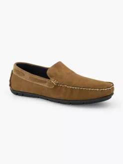 Easy Street Cognac Suéde Instapper -Beroemde Schoenen Winkel 2181550 H6
